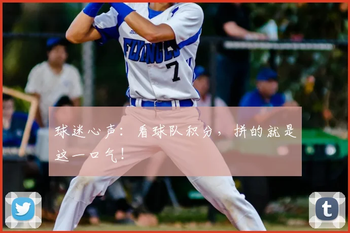 球迷心声：看球队积分，拼的就是这一口气！